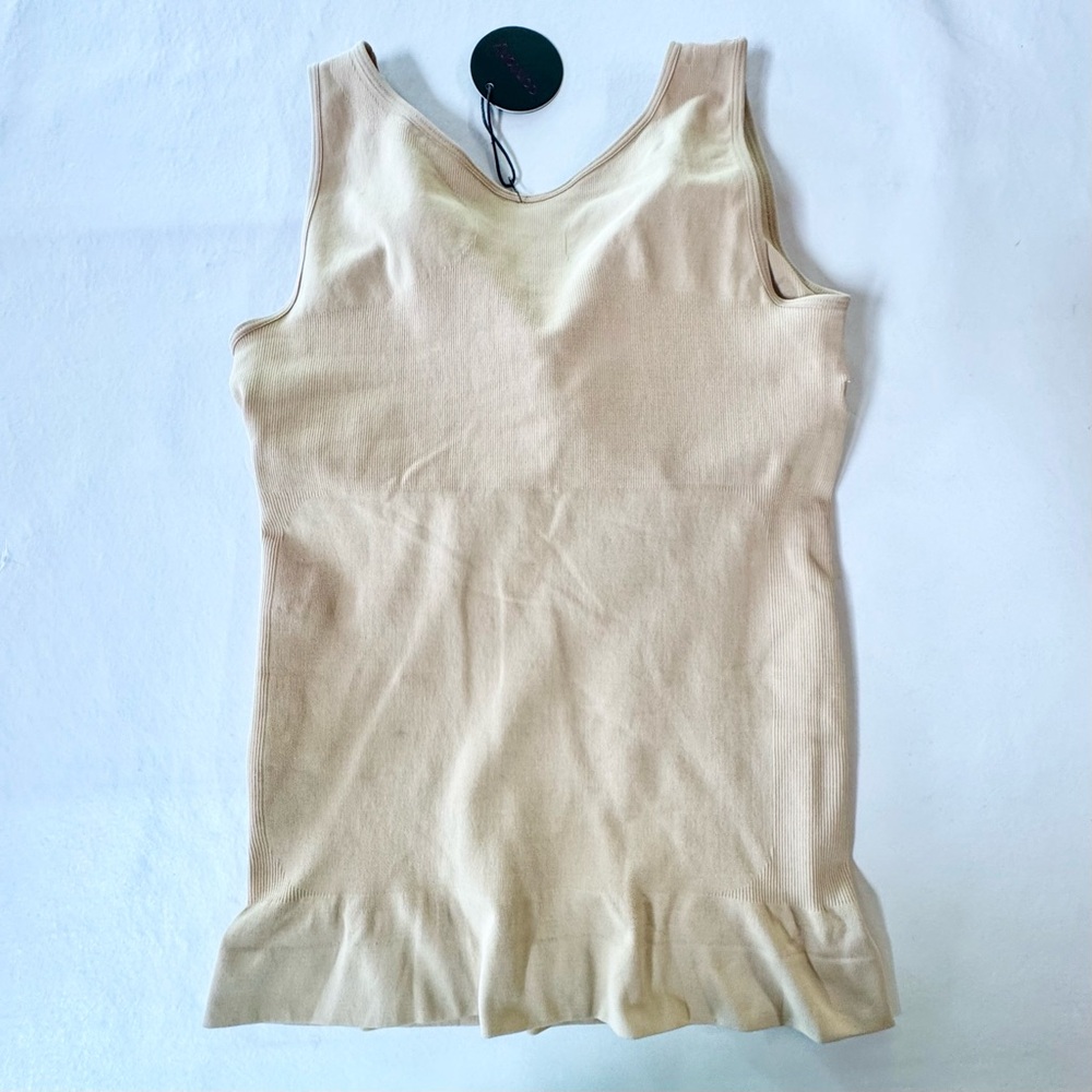 CONTORLY Cami Shaper Classic Beige Nude Shapewear Tank XXXL 3XL - Picture 8 of 17